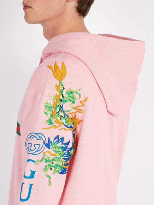 Gucci Dragon Logo Hoodie