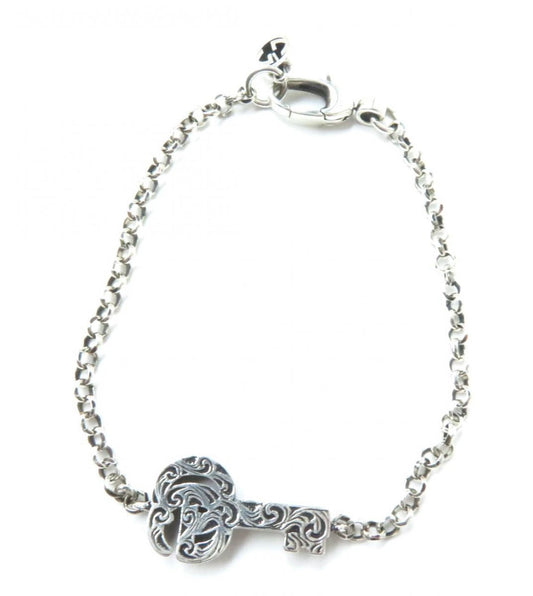 GUCCI bracelet 632207 Main�FAG925 Silver Arabesque Women 17 Used