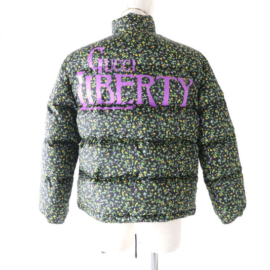 GUCCI Down jacket Outer: 100% nylon, Filling: 90% down, Filling: 10% feather, Part: 100% polyester multicolor Women 38 Used