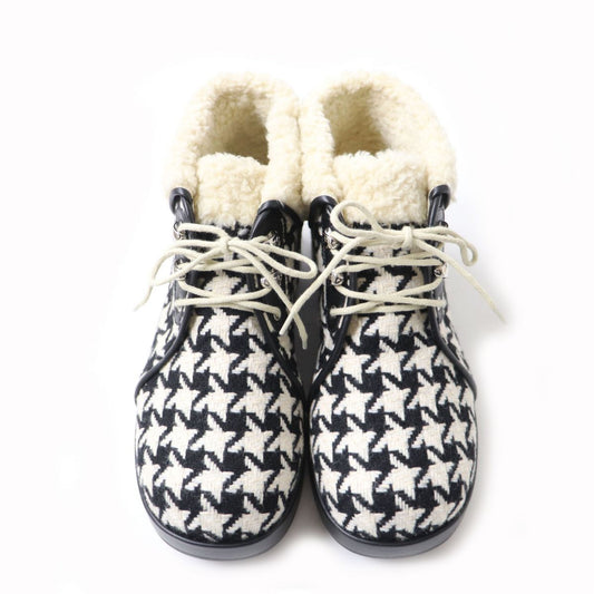GUCCI boots Bore Black x Ivory 37