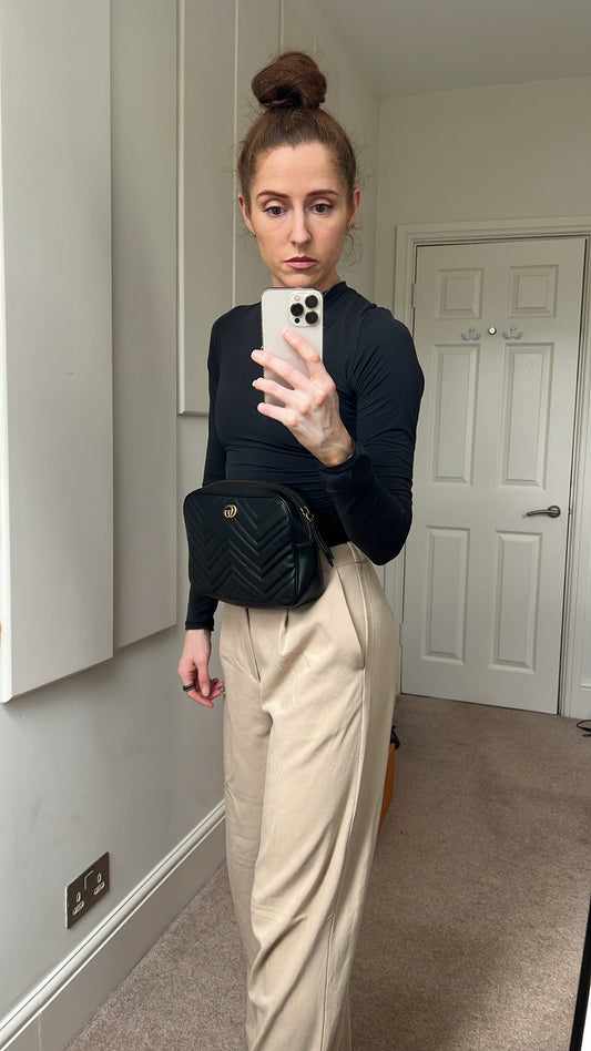 Gucci GG Black Marmont Belt Bag