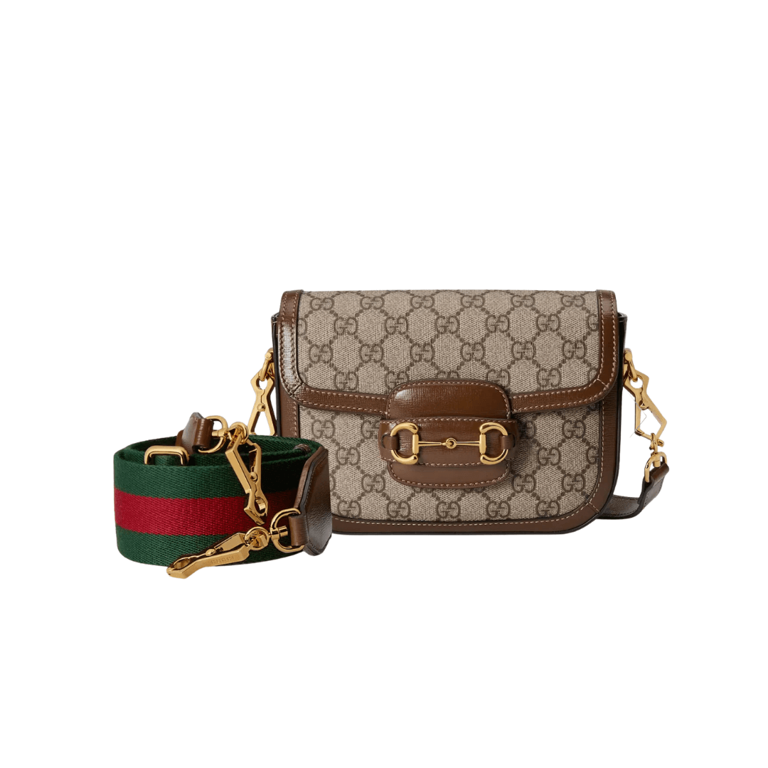 Gucci black Horsebit 1955 mini