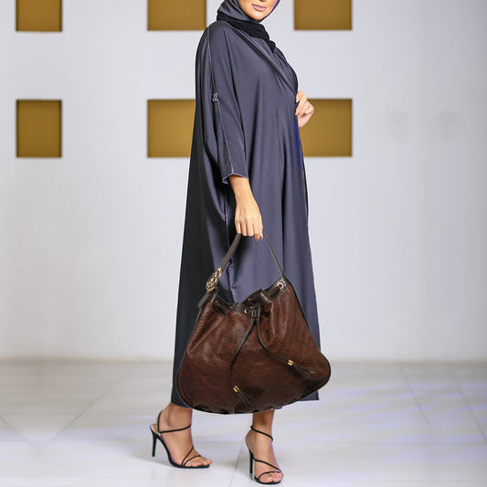 Gucci Brown Guccissima Leather Interlocking Icon Hobo