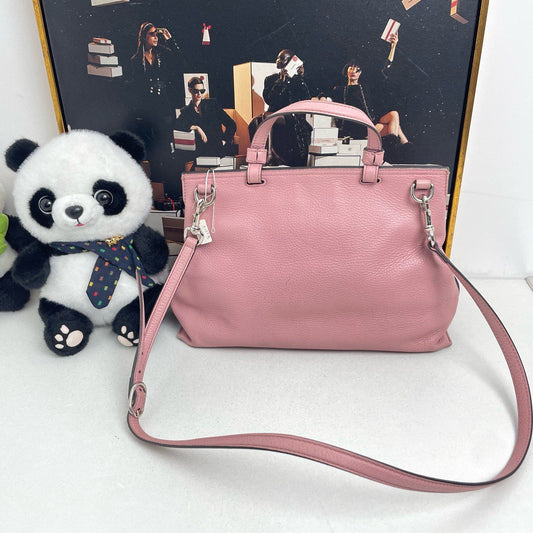 Gucci Bamboo Top Handle Pink Two-Way Bag