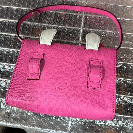Gucci Animal Face Pink Crossbody Bag – Pre-loved Designer Handbag