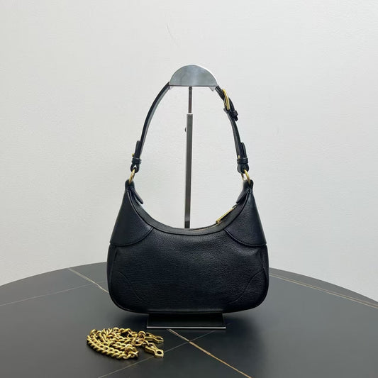 Gucci GG Marmont Black Leather Underarm Shoulder Bag
