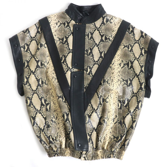 GUCCI Blouson See photo Black x Beige type mens Used