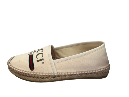 Gucci espadrilles, Web Cream Canvas