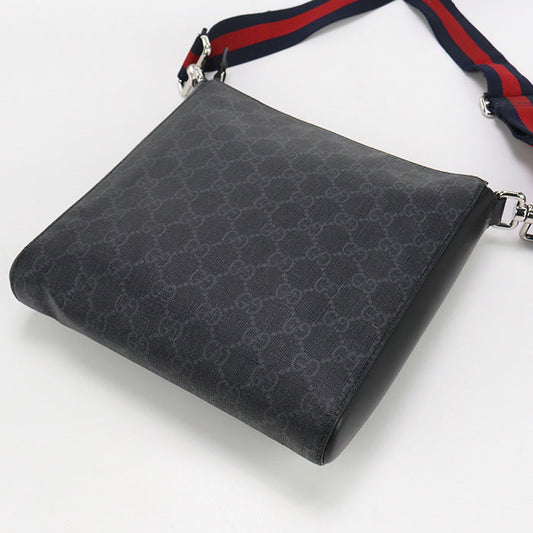GUCCI GU80351 Small messenger bag GG Supreme Shoulder PVC black mens