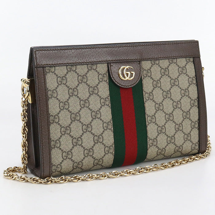 GUCCI 503877 K05NG 8745 Ofidia Chain Shoulder Bag GG Supreme beige Women