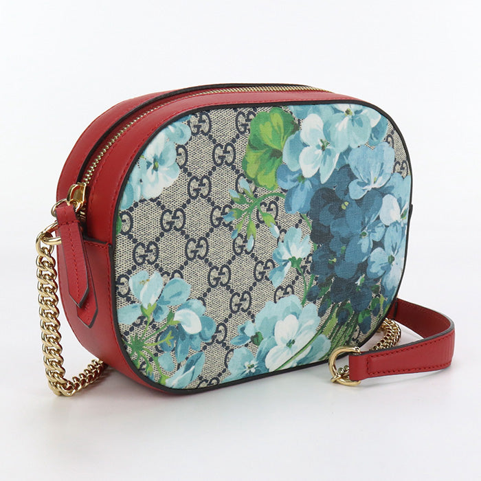 GUCCI GU83186 ChainShoulder Bag GG Blooms PVC multicolored Women