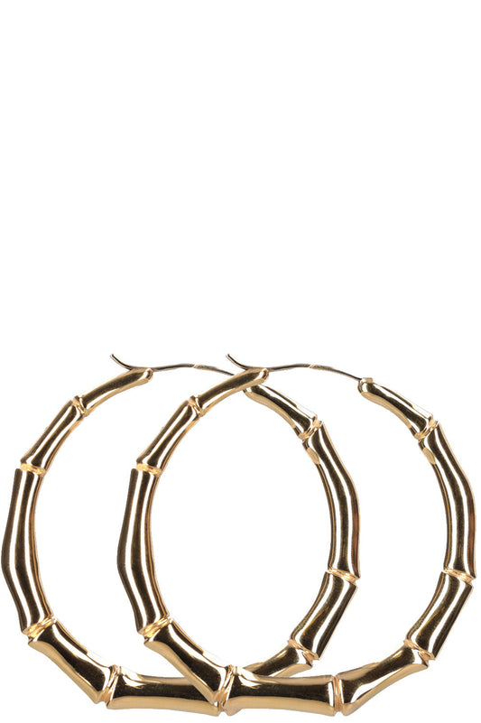 GUCCI Bamboo Earrings 18K Gold
