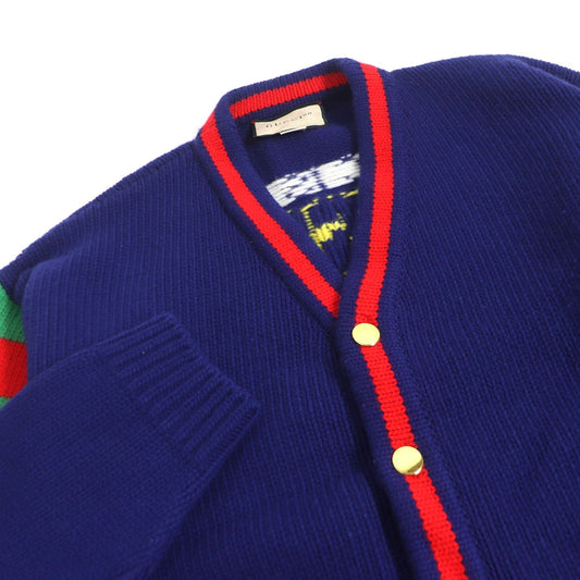 GUCCI cardigan 676389 wool blue L
