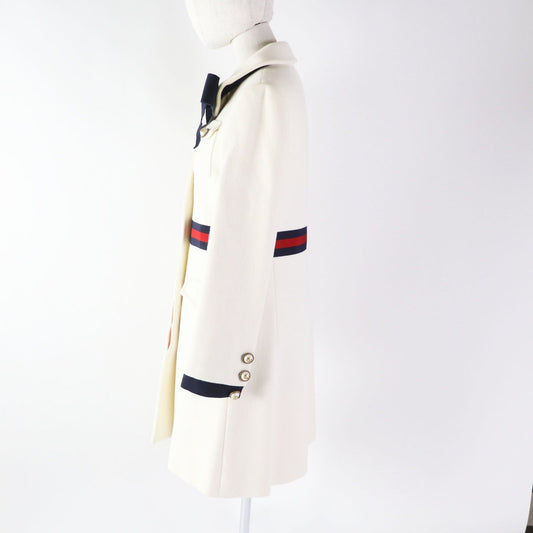 GUCCI coat 448610 wool white 40