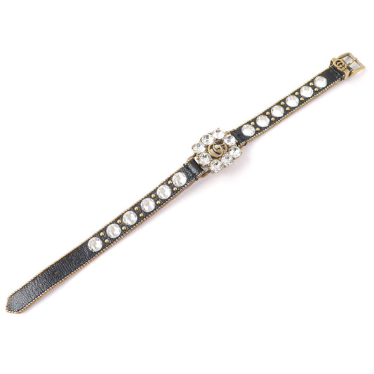 GUCCI bracelet 648722 leather black M