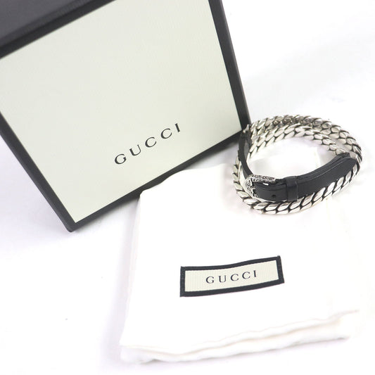 GUCCI bracelet AG925 Silver black
