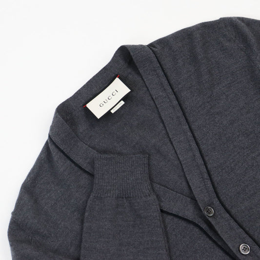GUCCI cardigan 429901 wool gray XS