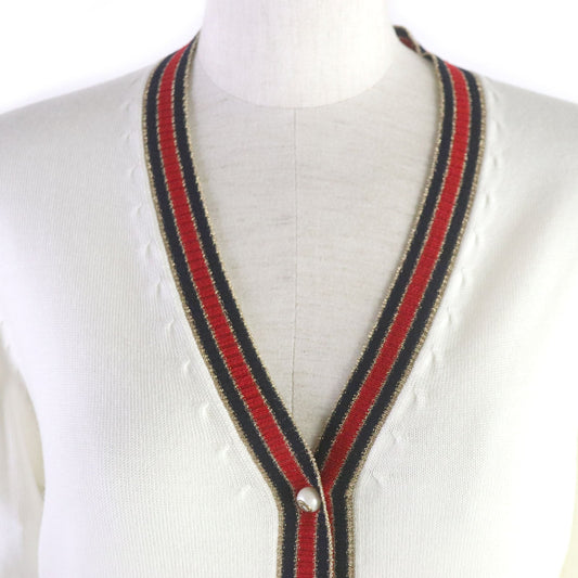 GUCCI cardigan 411610 wool white M