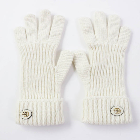 GUCCI gloves 788503 wool Ivory M