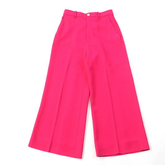 GUCCI Cropped pants 529540 Rayon pink 38