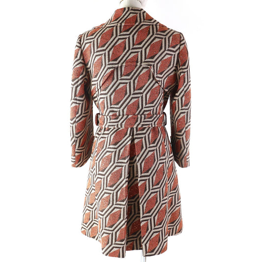 GUCCI coat 643299 ZAF5E cotton Orange brown beige 38