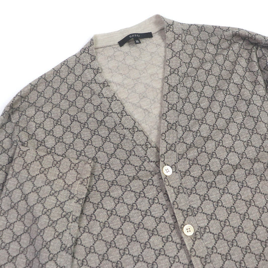 GUCCI cardigan cashmere beige XL
