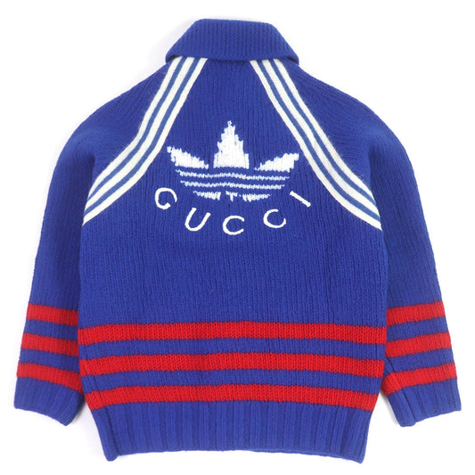 GUCCI cardigan 713184 wool blue XS