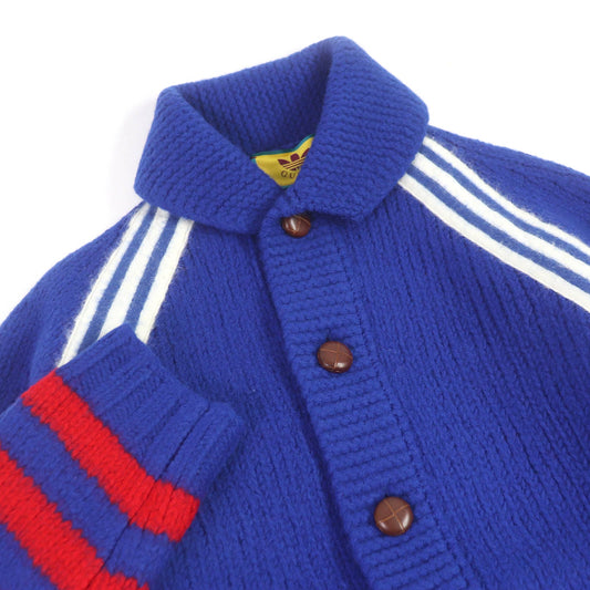 GUCCI cardigan 713184 wool blue XS