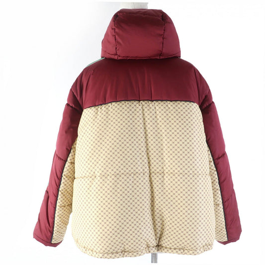 GUCCI 663279 Main: 100% nylon, Filling: 100% polyester, Part: 100% polyester, Lining: 100% nylon Bordeaux Beige Women 42 Used