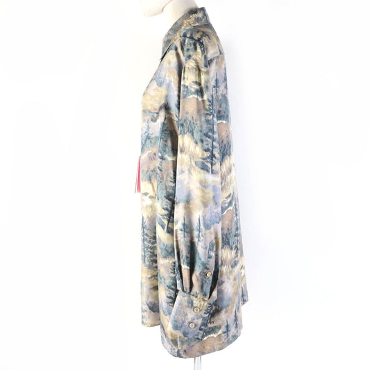 GUCCI Long sleeve shirt 671148 silk multicolor 40