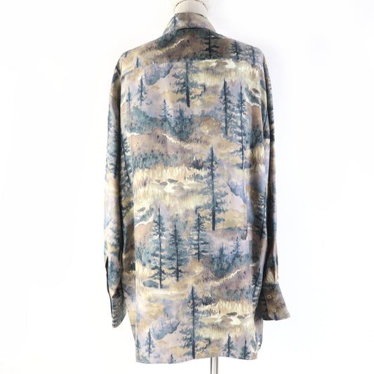 GUCCI Long sleeve shirt 671148 silk multicolor 40