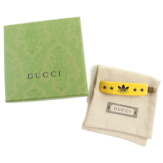 GUCCI hair accessory 702940 plastic Yellow black
