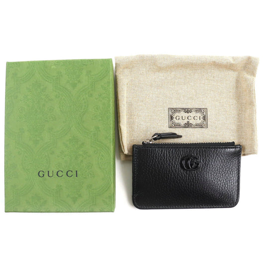 GUCCI Coin case 701070 leather black