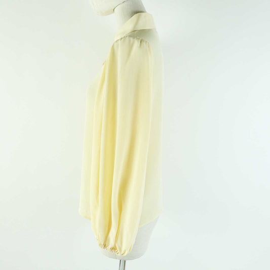 GUCCI blouse 643266 ZAAOG silk Light yellow 36
