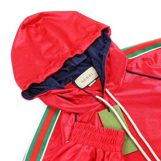 GUCCI Hoodie 653373 polyester Red M