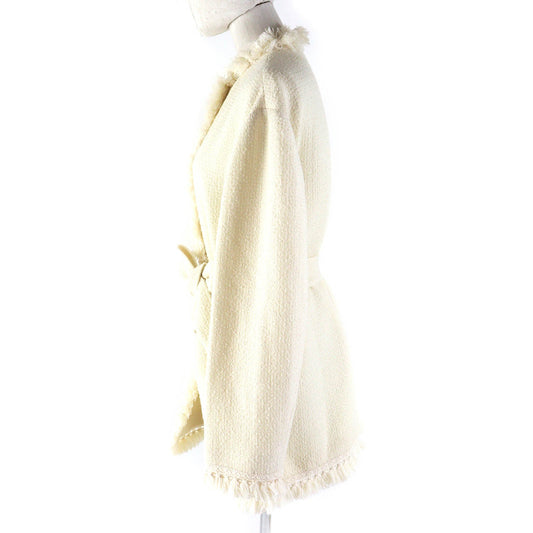 GUCCI coat 643296 wool Ivory 42