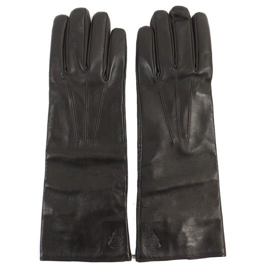GUCCI gloves 203799 Lamb leather Dark brown 9