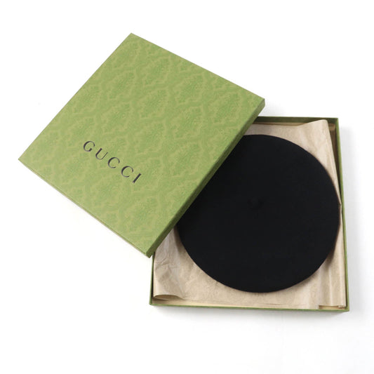 GUCCI beret 714343 wool black