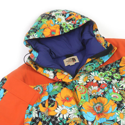 GUCCI Down jacket 663758 Nylon Orange type Multicolor L