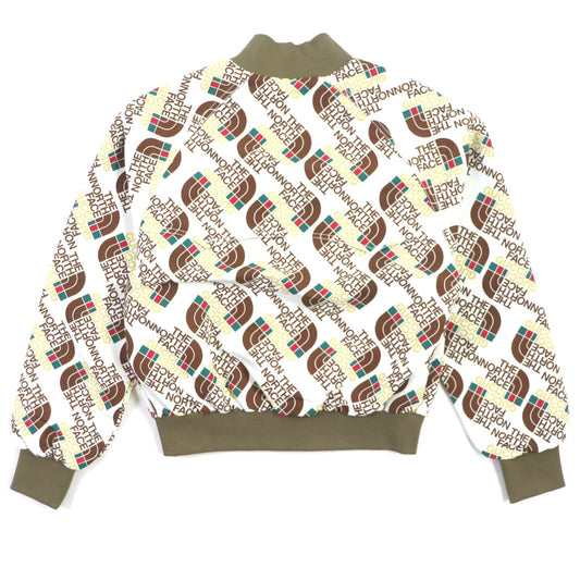 GUCCI Bomber jacket 648866 Nylon Brown white M