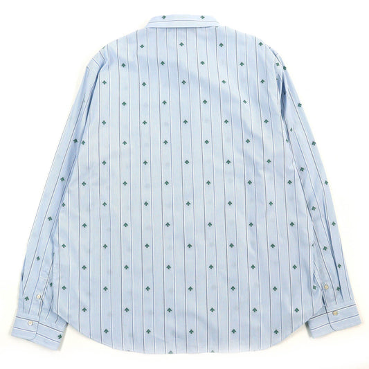 GUCCI Long sleeve shirt 574516 cotton Light Blue White Green