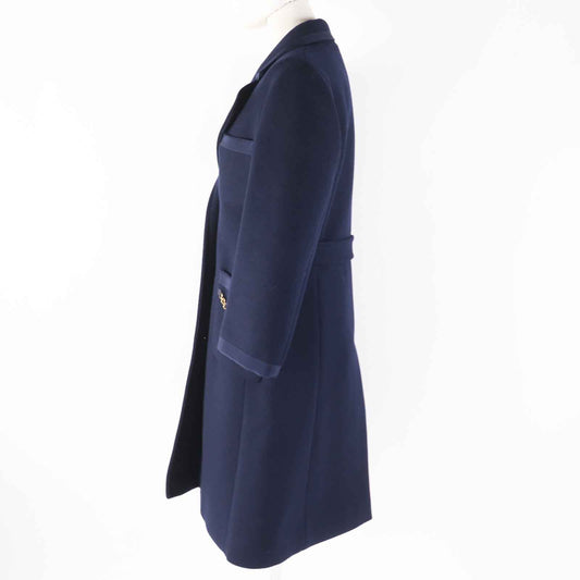 GUCCI Chester coat 669525 wool Navy 38