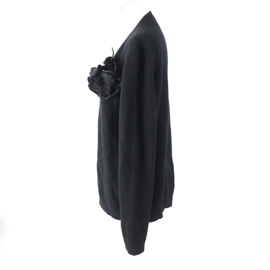 GUCCI cardigan 526719 Main: 70% wool, Main: 30% cashmere, Part: 100% cotton, Part: 100% wool, Part: 100% cashmere black Women L Used