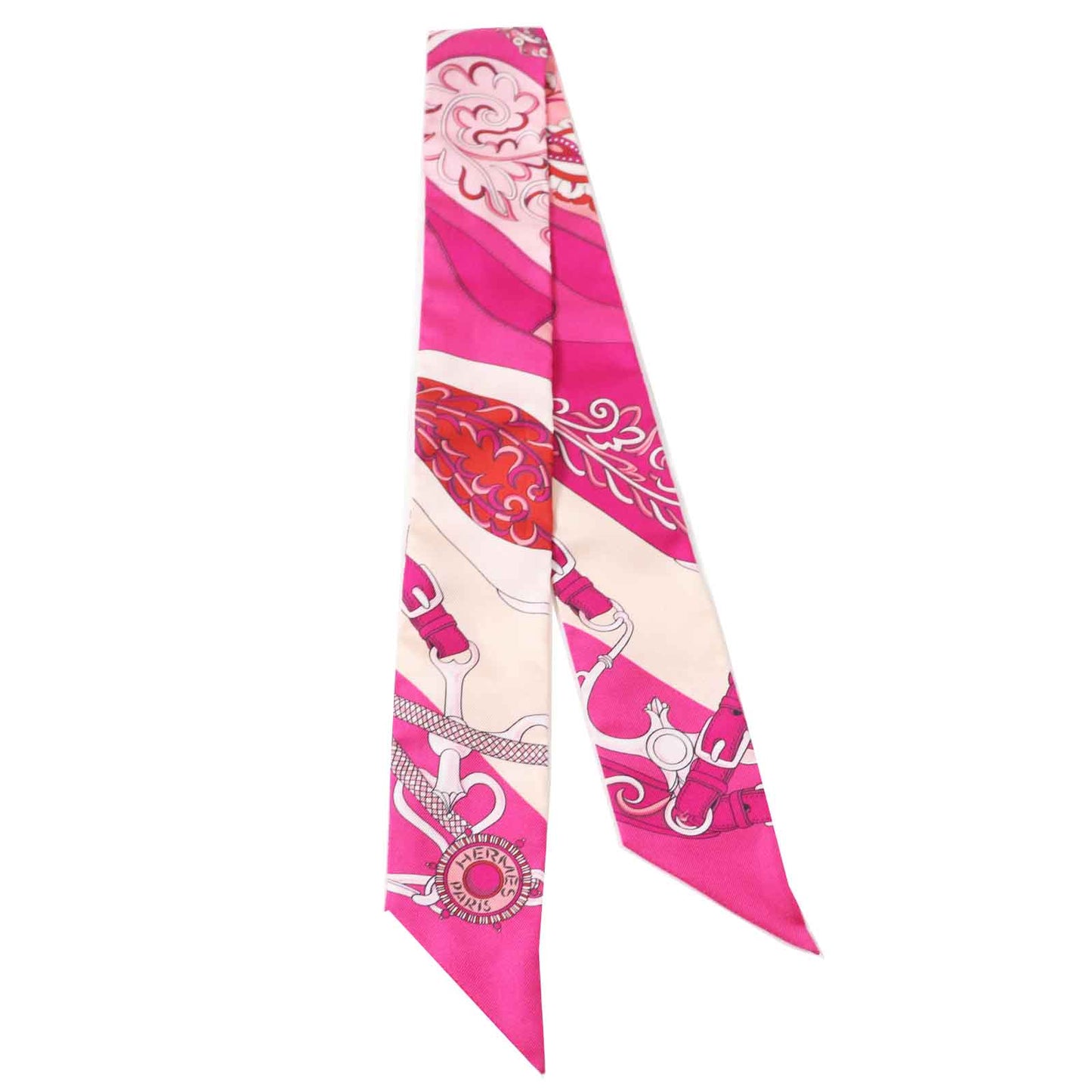 HERMES scarf Main: 100% silk multicolor Twilly Festival of the Amazones Women Used