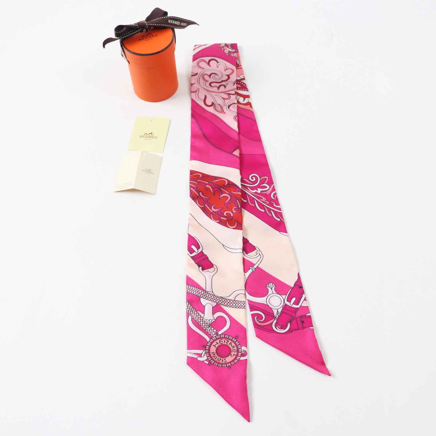 HERMES scarf Main: 100% silk multicolor Twilly Festival of the Amazones Women Used