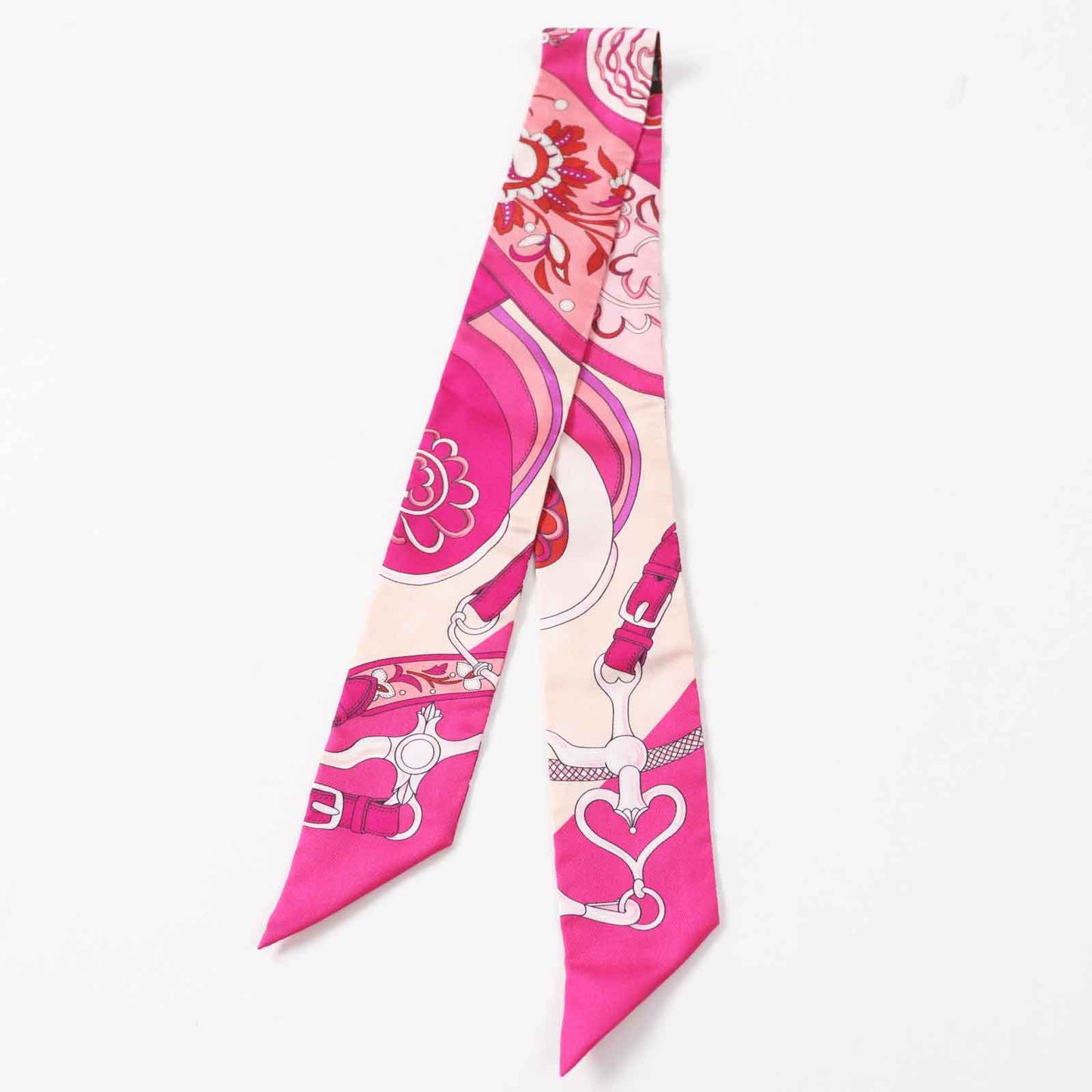 HERMES scarf Main: 100% silk multicolor Twilly Festival of the Amazones Women Used