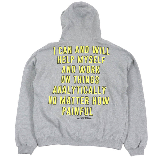 GUCCI Hoodie 700120 Main: 100% cotton, part: 97% cotton, part: 3% polyurethane gray mens L Used