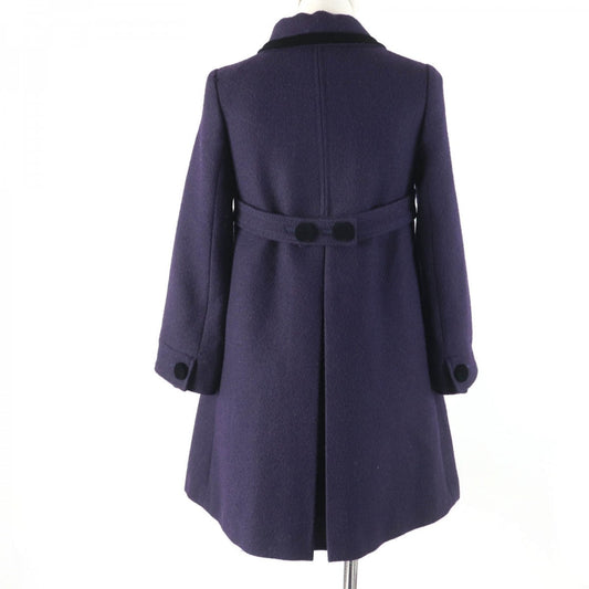 GUCCI A line coat 633152 wool Purple type 36