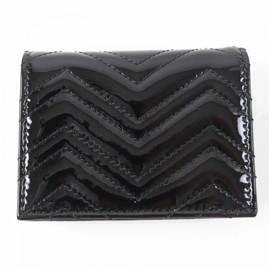 GUCCI Bifold Wallet 466492 Patent leather black