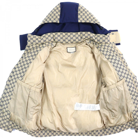 GUCCI Down jacket 715535 cotton Beige navy 48